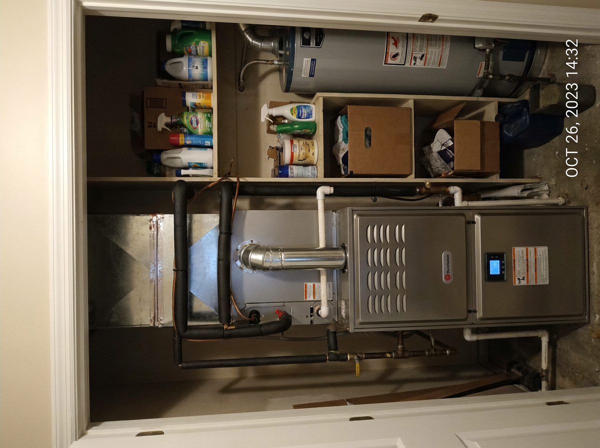 Heating repair after