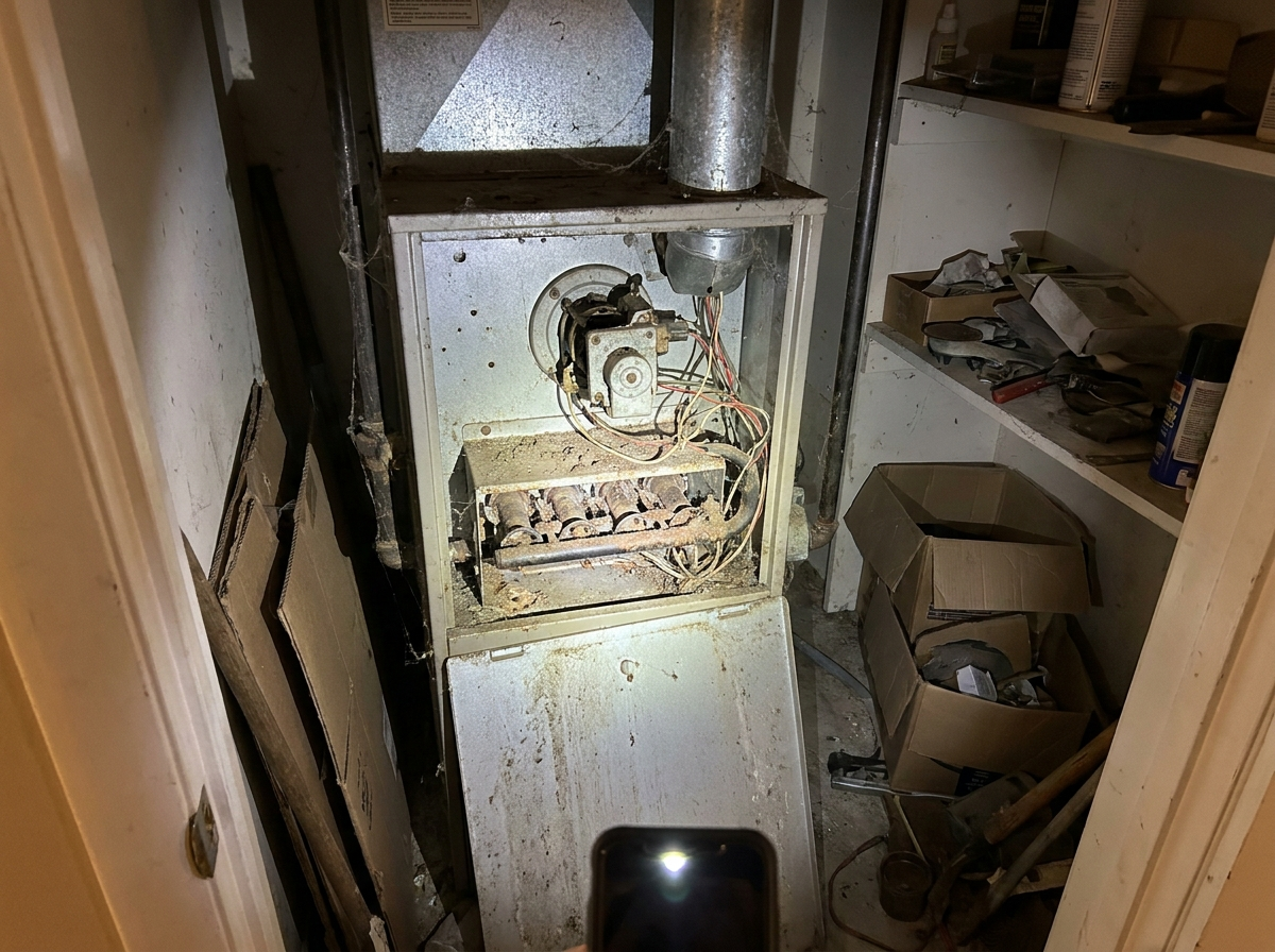 Heating repair before