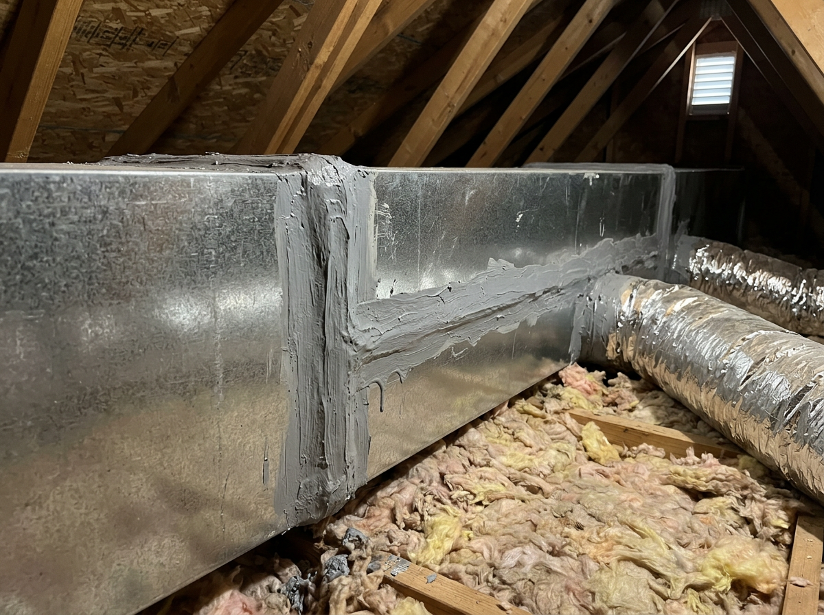 Duct sealing after